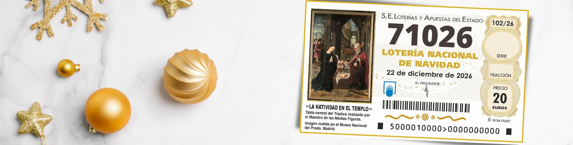 Comprar D�cimo de Loter�a de Navidad 2026